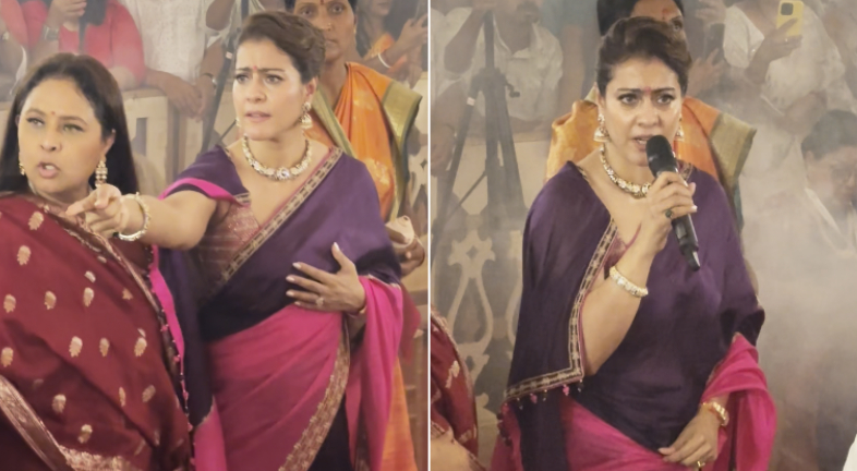 Kajol's Shoe Scandal at Durga Pooja!